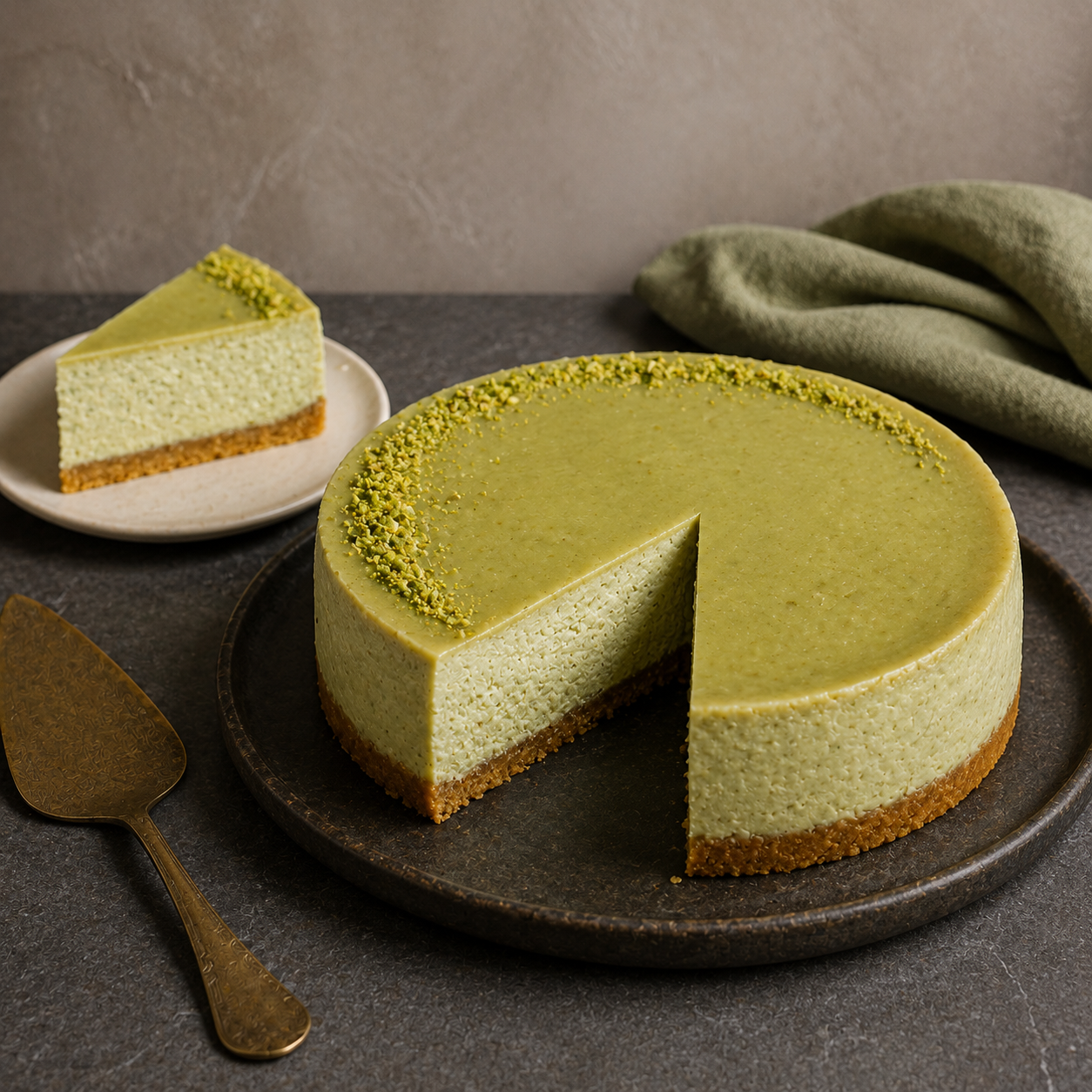 Pistachio Cheesecake