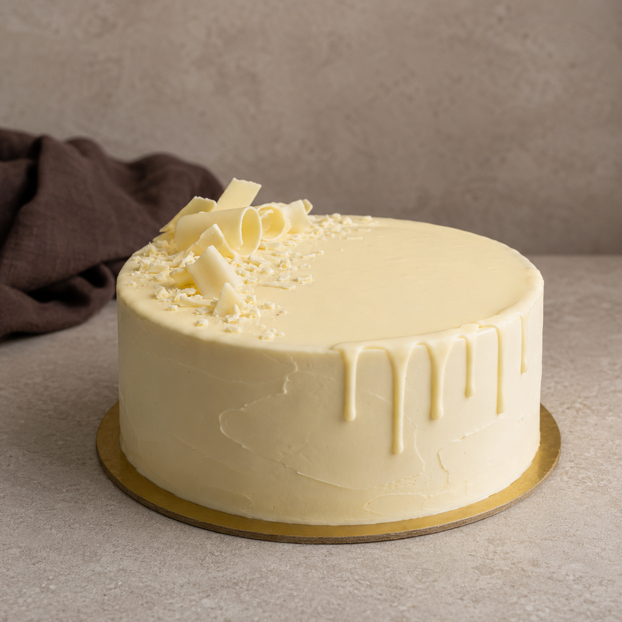 White Chocolate Ganache Cake